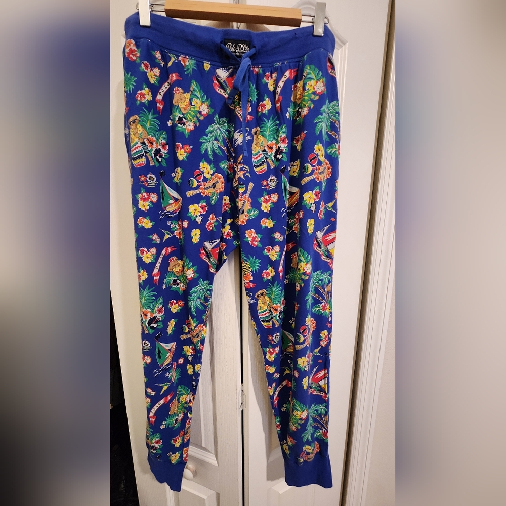 Polo Ralph Lauren Hawaiian print Joggers Sleep/Lounge Pants Size L